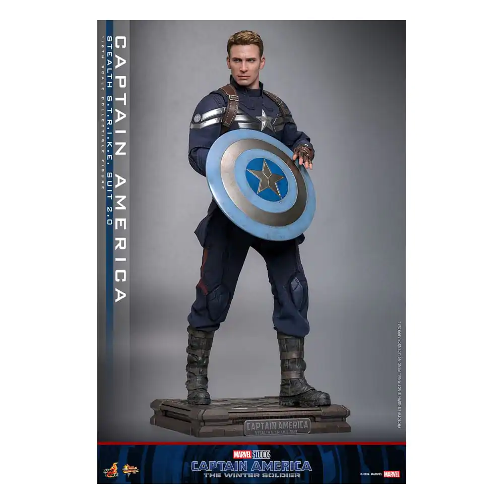 The Return of the First Avenger Movie Masterpiece Actionfigur 1/6 Captain America (Stealth S.T.R.I.K.E. Suit) 2.0 31 cm Produktfoto