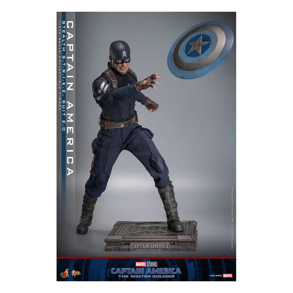 The Return of the First Avenger Movie Masterpiece Actionfigur 1/6 Captain America (Stealth S.T.R.I.K.E. Suit) 2.0 31 cm Produktfoto