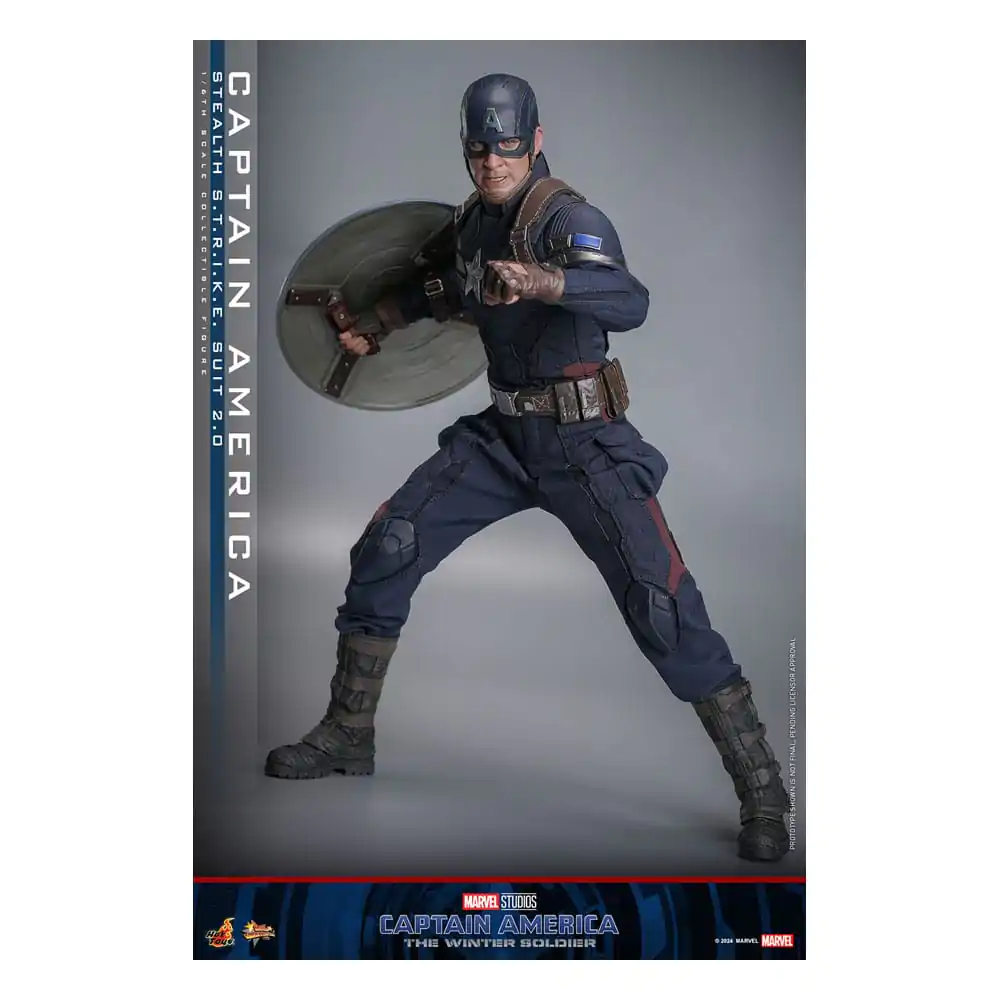 The Return of the First Avenger Movie Masterpiece Actionfigur 1/6 Captain America (Stealth S.T.R.I.K.E. Suit) 2.0 31 cm Produktfoto