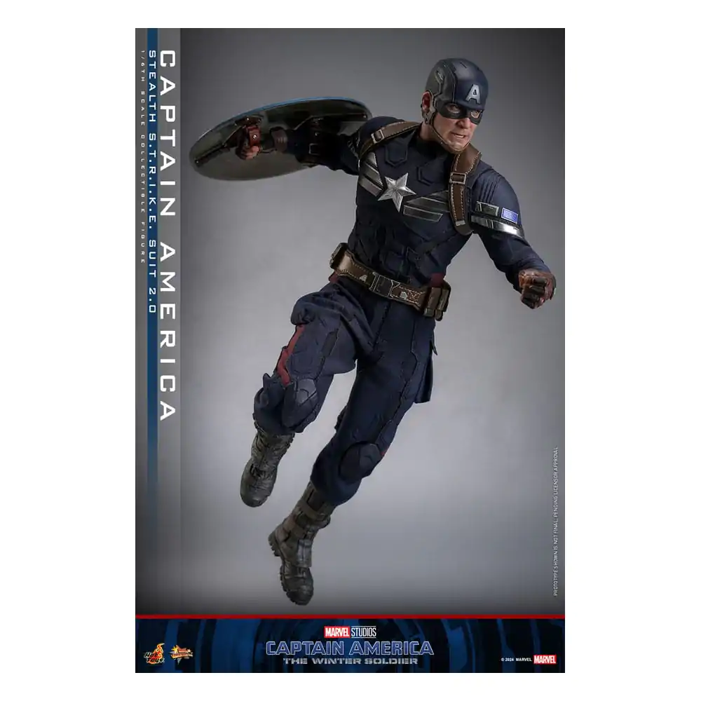 The Return of the First Avenger Movie Masterpiece Actionfigur 1/6 Captain America (Stealth S.T.R.I.K.E. Suit) 2.0 31 cm Produktfoto