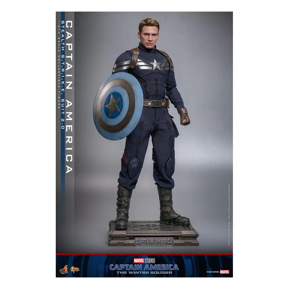 The Return of the First Avenger Movie Masterpiece Actionfigur 1/6 Captain America (Stealth S.T.R.I.K.E. Suit) 2.0 31 cm Produktfoto