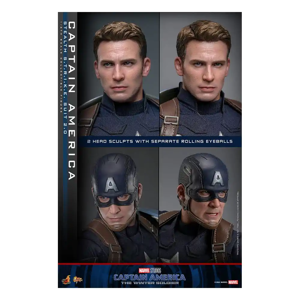 The Return of the First Avenger Movie Masterpiece Actionfigur 1/6 Captain America (Stealth S.T.R.I.K.E. Suit) 2.0 31 cm Produktfoto