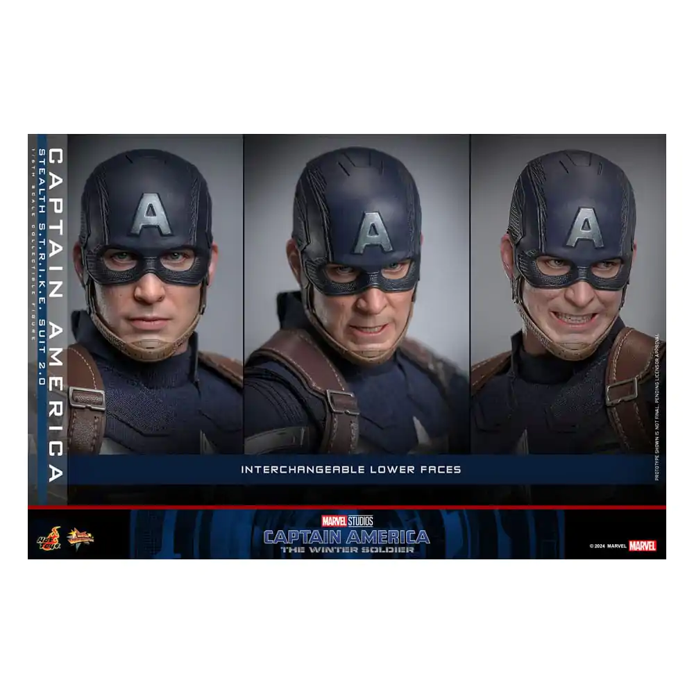 The Return of the First Avenger Movie Masterpiece Actionfigur 1/6 Captain America (Stealth S.T.R.I.K.E. Suit) 2.0 31 cm Produktfoto