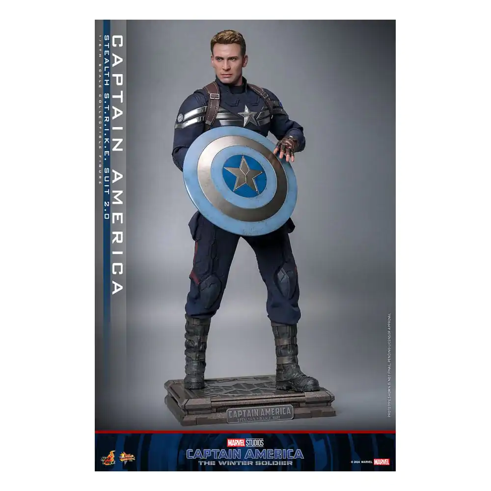 The Return of the First Avenger Movie Masterpiece Actionfigur 1/6 Captain America (Stealth S.T.R.I.K.E. Suit) 2.0 31 cm Produktfoto