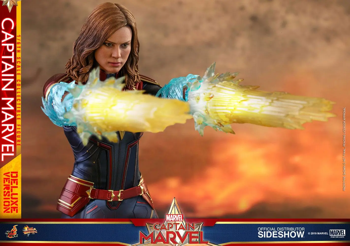 Captain Marvel Movie Masterpiece Actionfigur 1/6 Captain Marvel Deluxe Ver. 29 cm Produktfoto