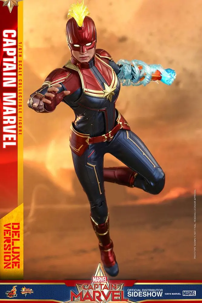Captain Marvel Movie Masterpiece Actionfigur 1/6 Captain Marvel Deluxe Ver. 29 cm Produktfoto