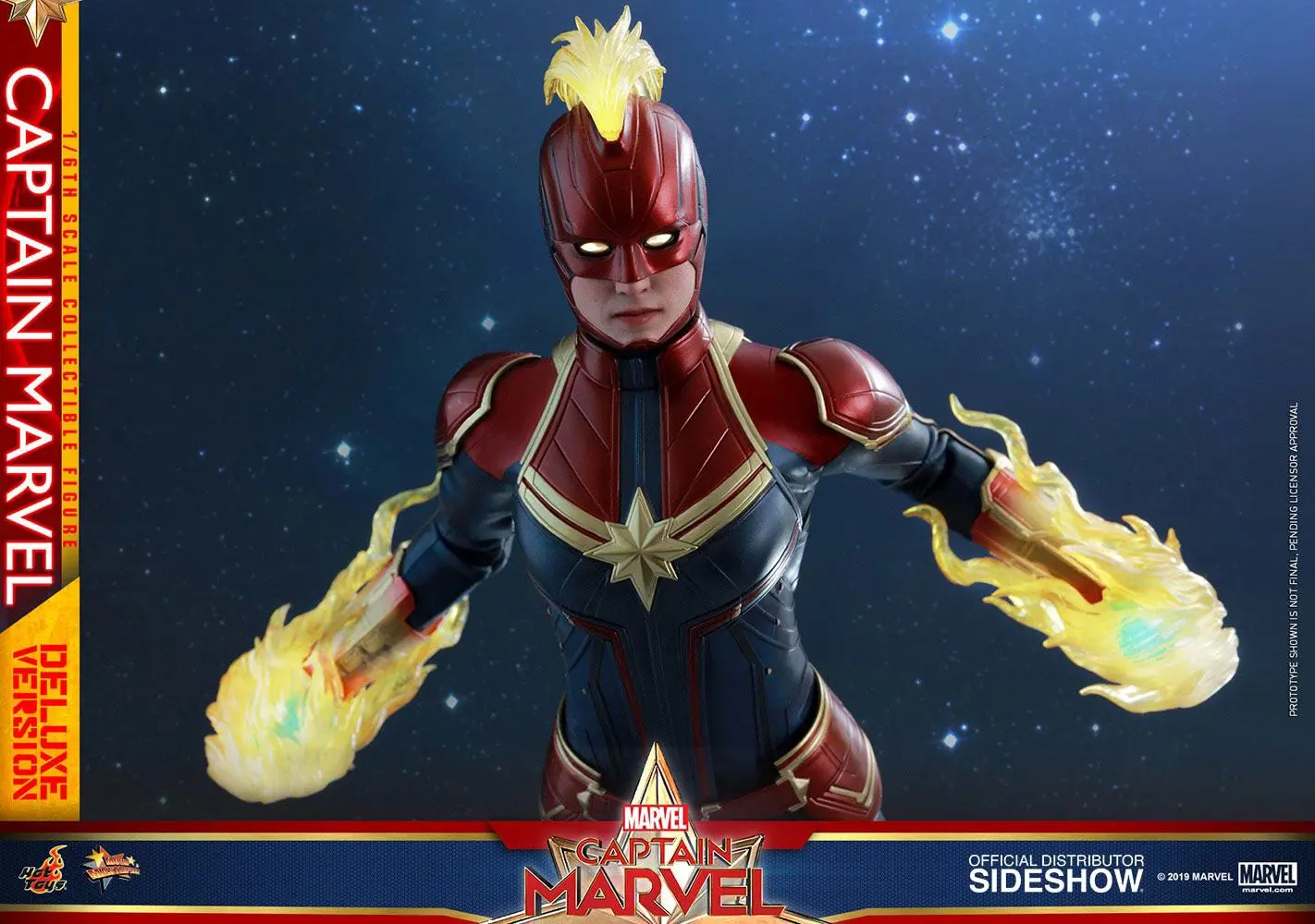 Captain Marvel Movie Masterpiece Actionfigur 1/6 Captain Marvel Deluxe Ver. 29 cm Produktfoto
