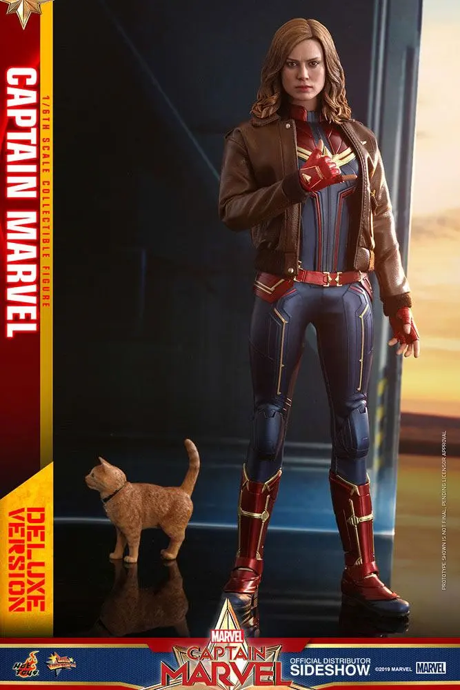 Captain Marvel Movie Masterpiece Actionfigur 1/6 Captain Marvel Deluxe Ver. 29 cm Produktfoto