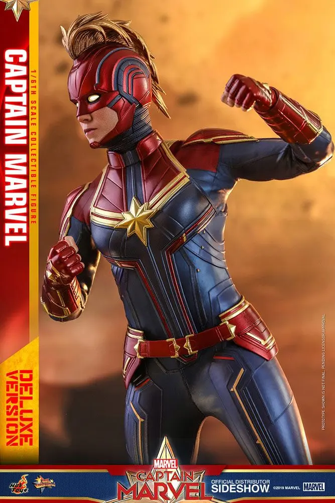Captain Marvel Movie Masterpiece Actionfigur 1/6 Captain Marvel Deluxe Ver. 29 cm Produktfoto