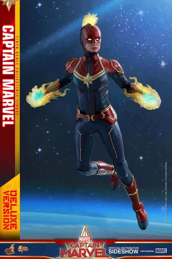 Captain Marvel Movie Masterpiece Actionfigur 1/6 Captain Marvel Deluxe Ver. 29 cm Produktfoto