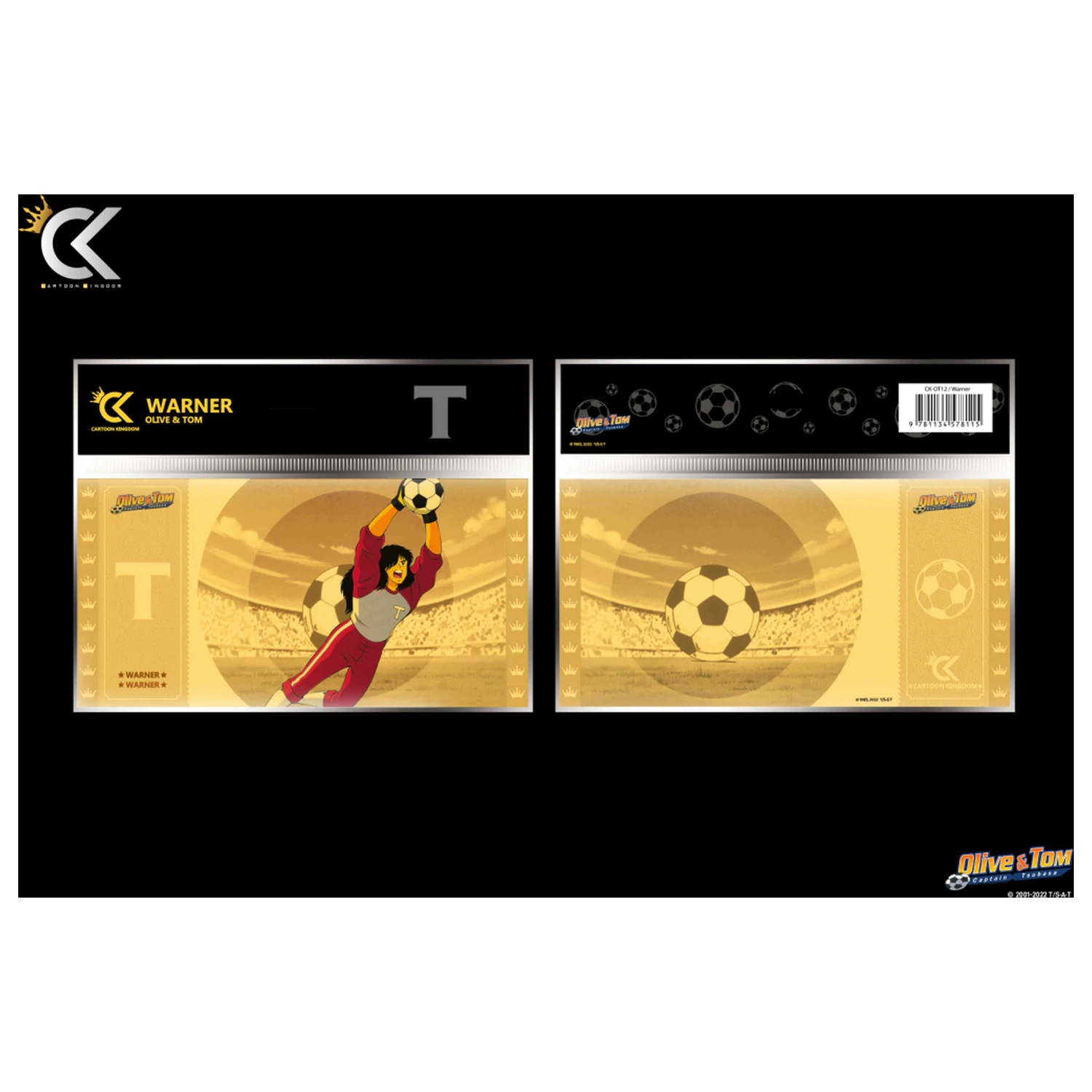 Captain Tsubasa Warner Golden Ticket Produktfoto