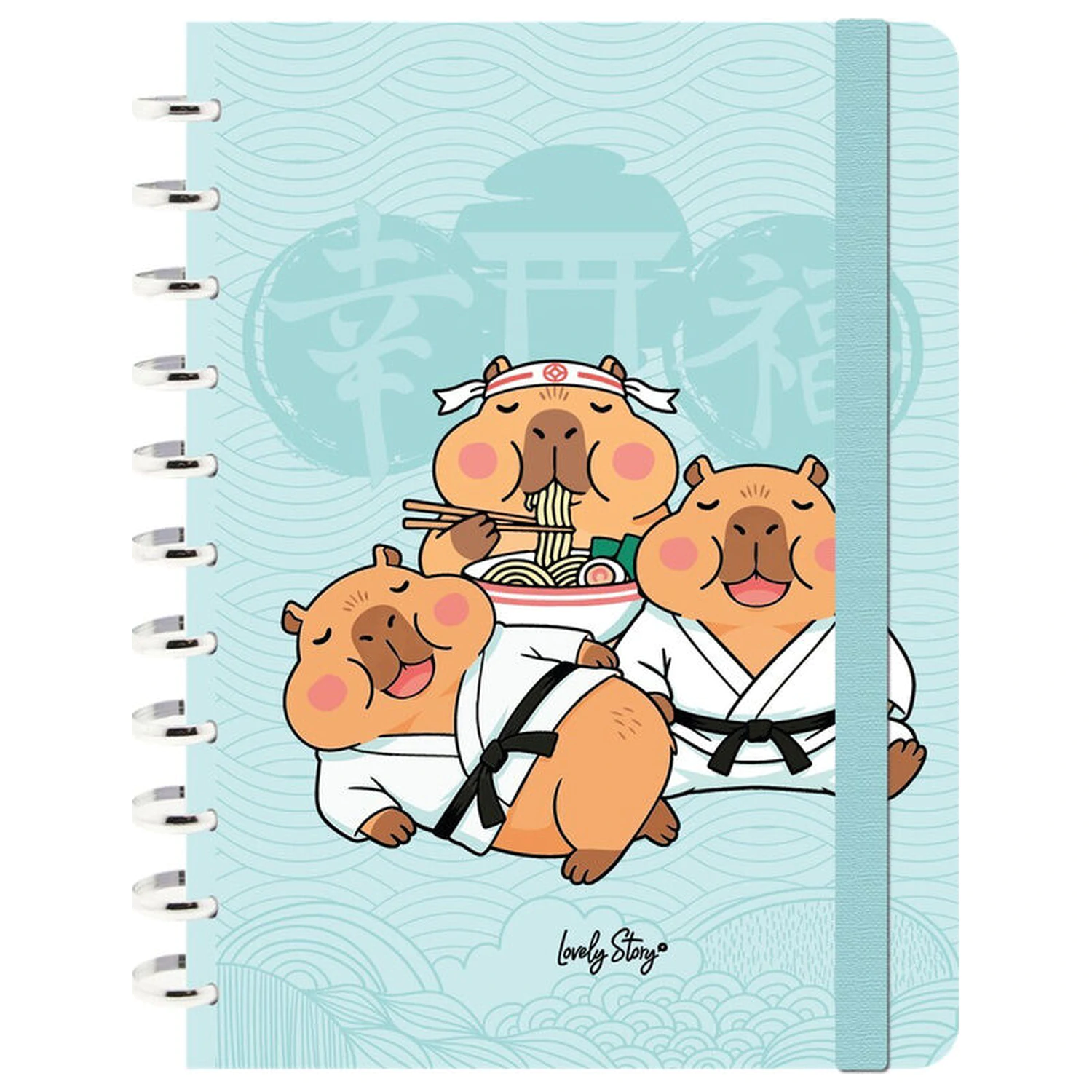 Capybara Japan A4 Notizbuch Produktfoto