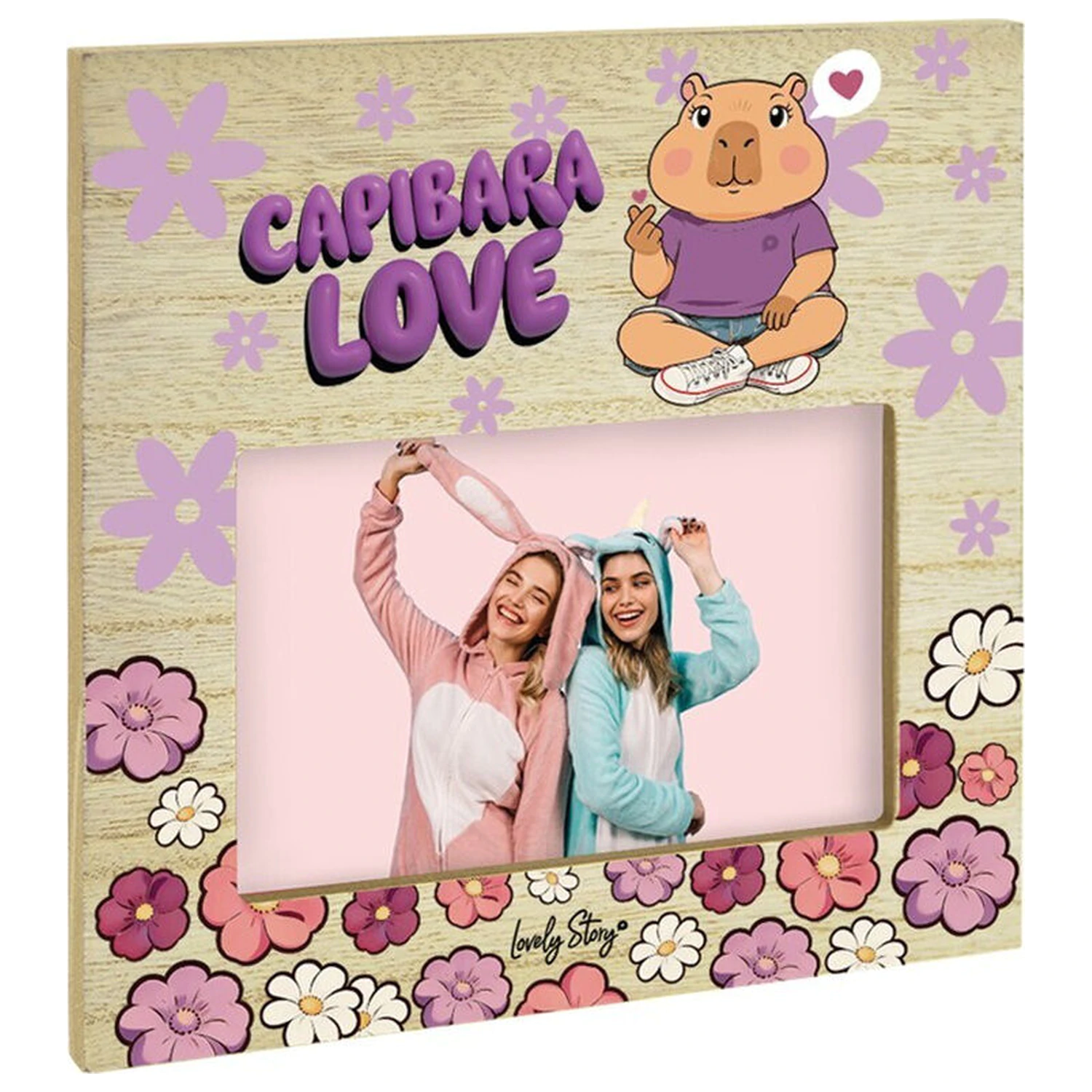 Capybara Love Bilderrahmen Produktfoto