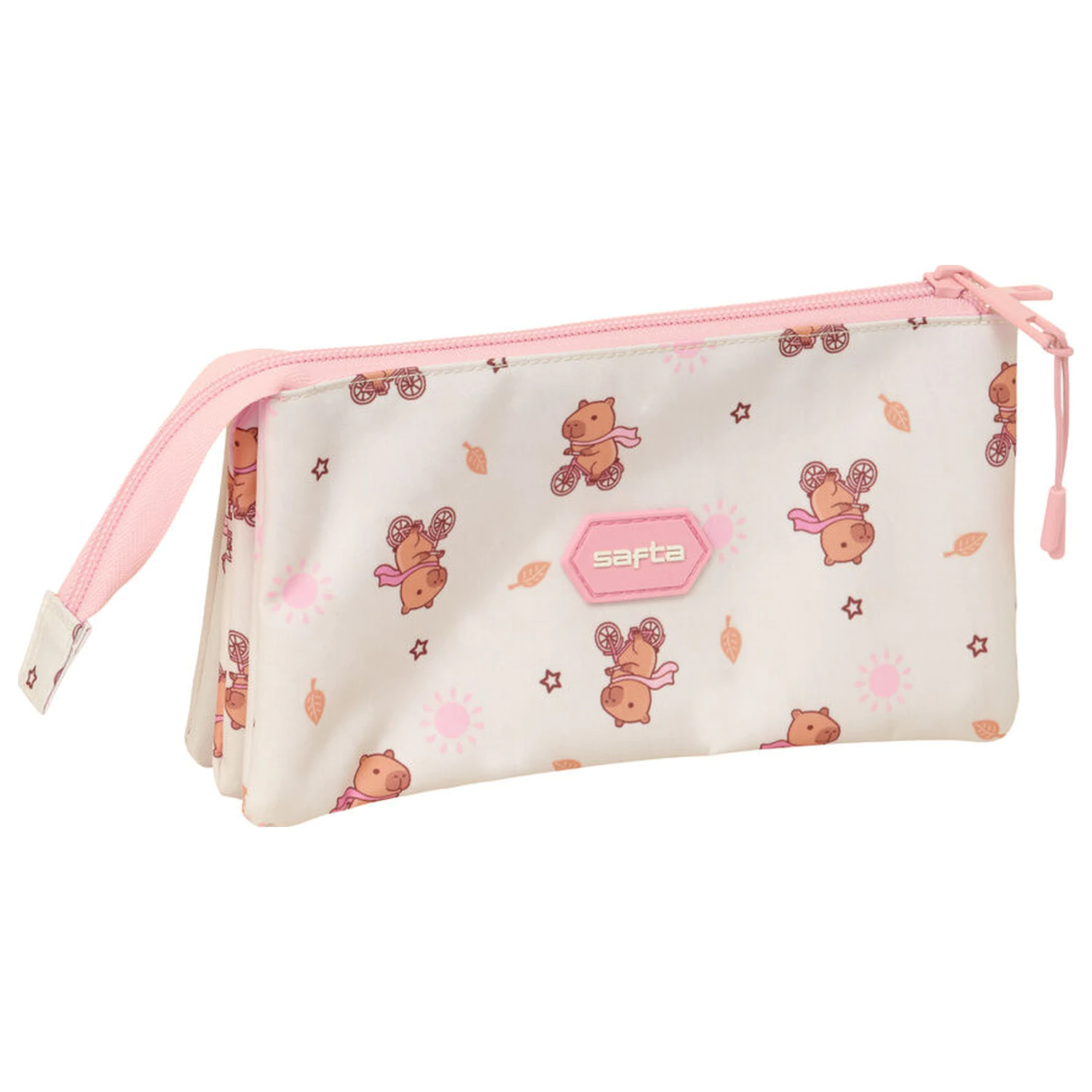 Capybara dreifach Federmäppchen Produktfoto