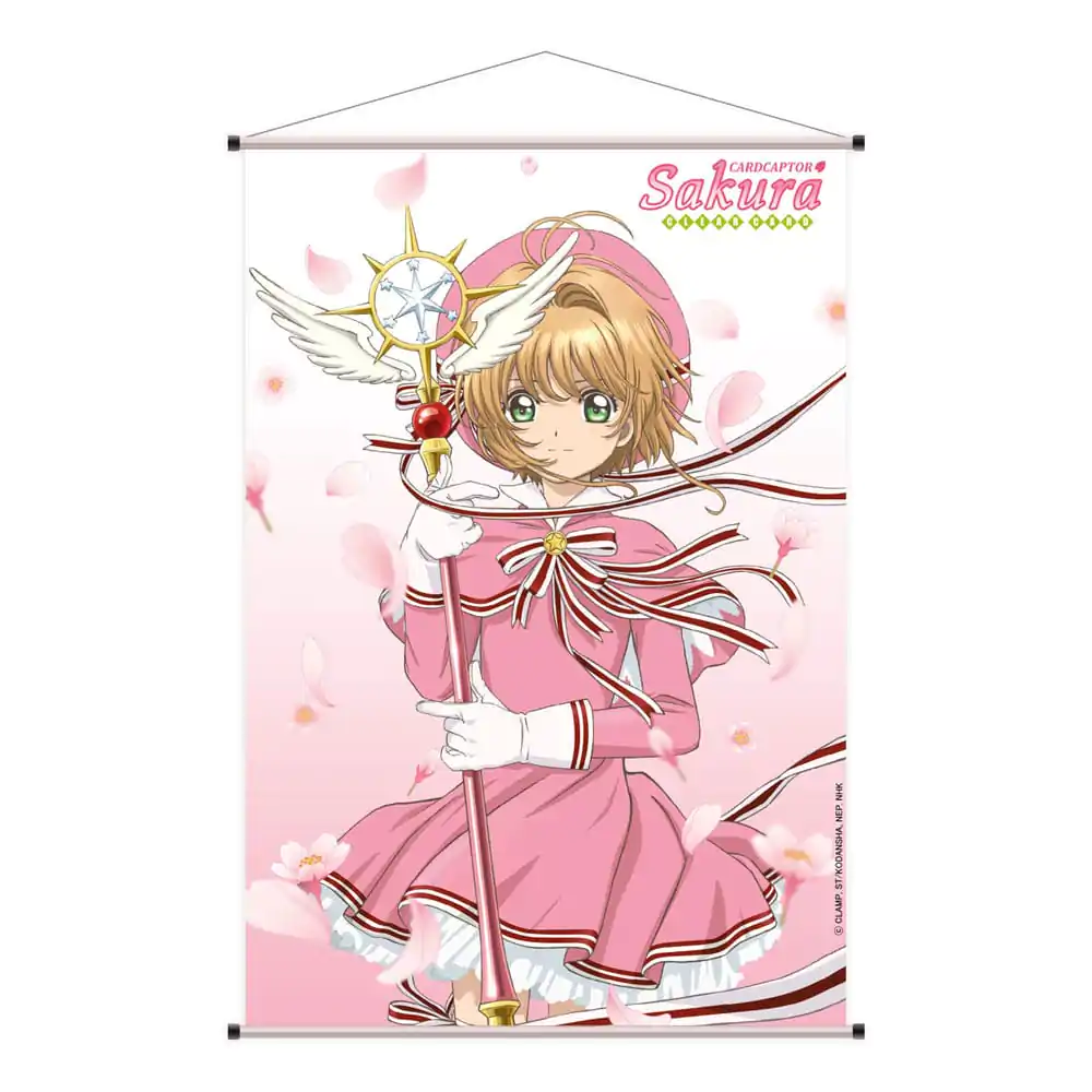 Cardcaptor Sakura Clear Card Wandbild Sakura Kinomoto Kirschblüten 60 x 90 cm Produktfoto