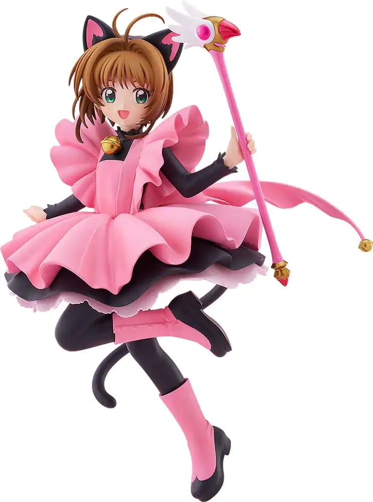 Cardcaptor Sakura Pop Up Parade PVC Statue Sakura Kinomoto: Black Cat Costume Ver. L Größe 22 cm Produktfoto