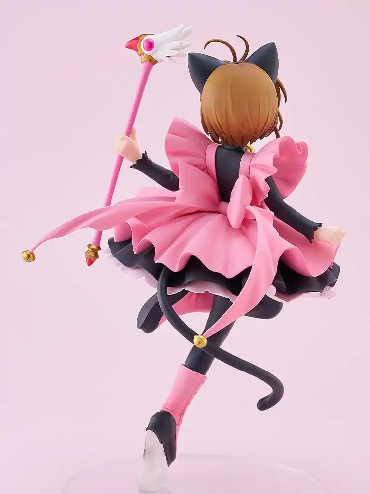 Cardcaptor Sakura Pop Up Parade PVC Statue Sakura Kinomoto: Black Cat Costume Ver. L Größe 22 cm Produktfoto