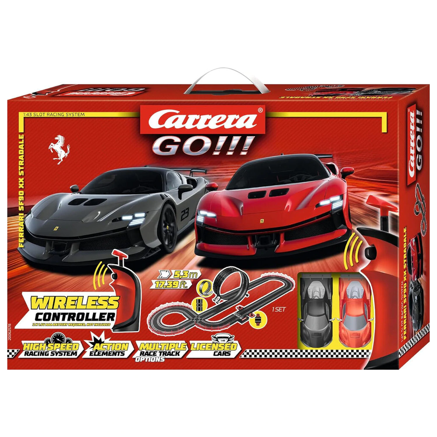 Carrera GO!!! Ferrari Supercar Power Rennstrecke Produktfoto