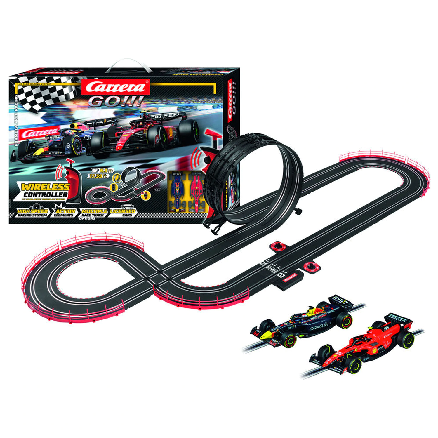 Carrera GO!!! Formula Free Racing - Rennstrecke Produktfoto