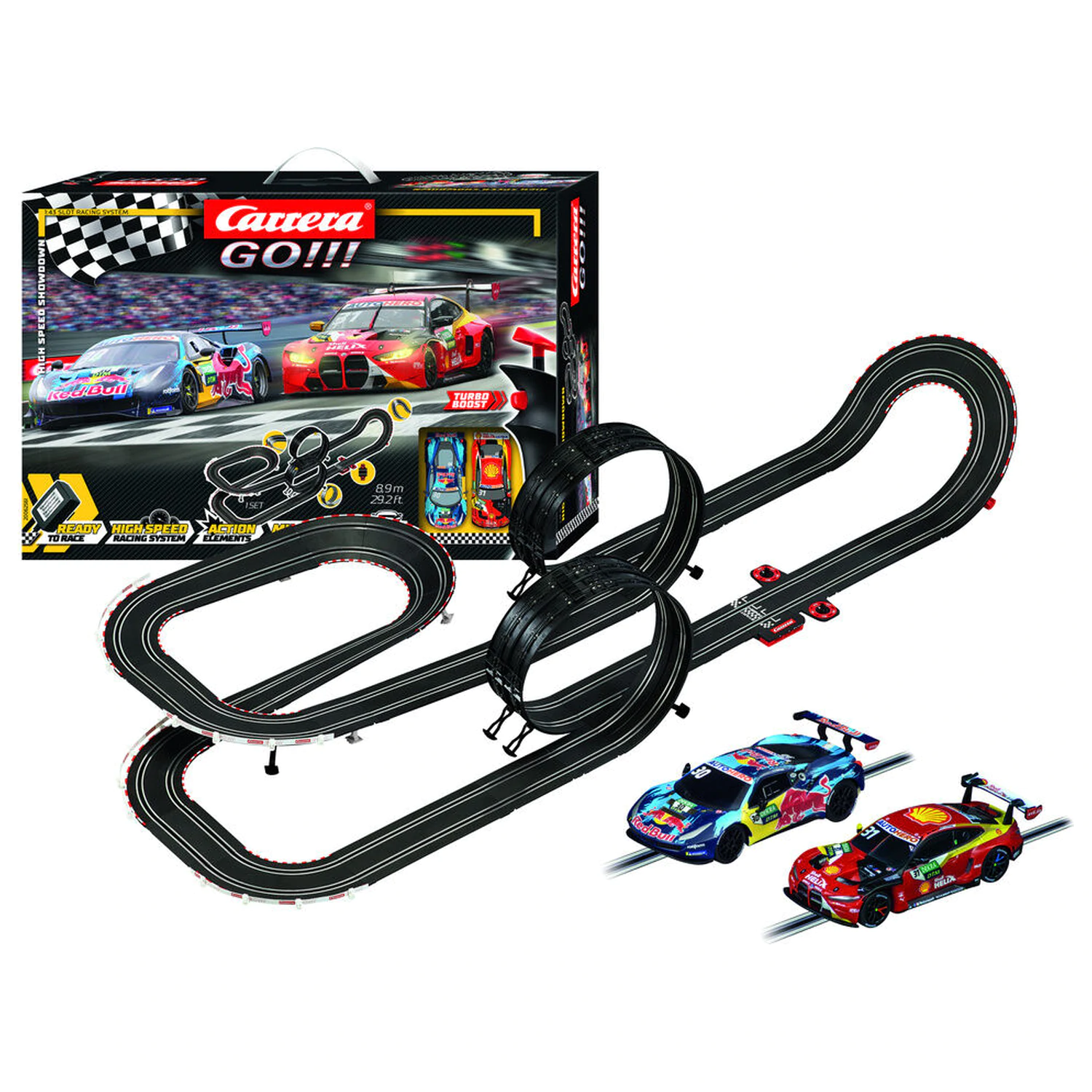 Carrera GO!!! High Speed Showdown Rennstrecke Produktfoto