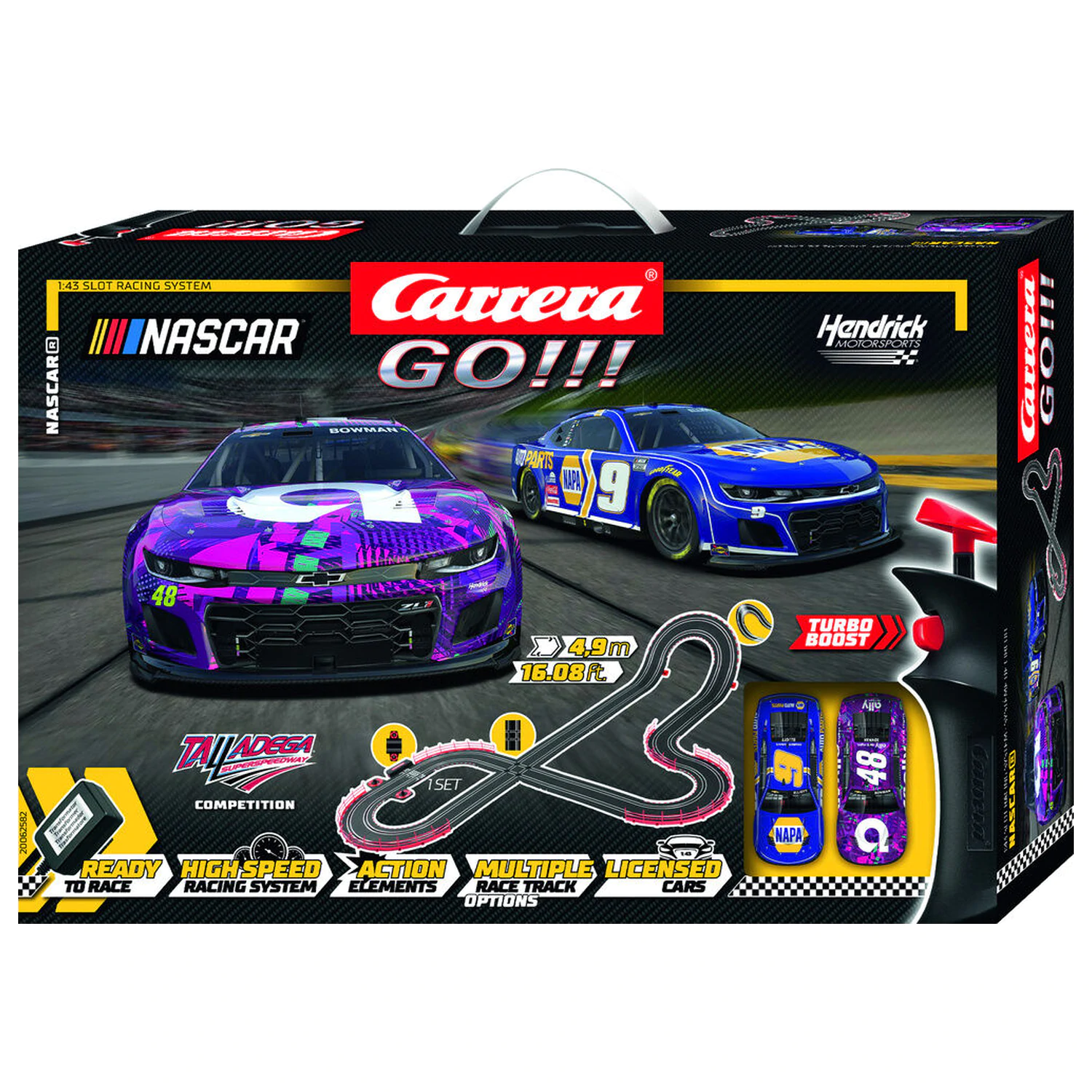 Carrera GO!!! NASCAR Rennstrecke Produktfoto