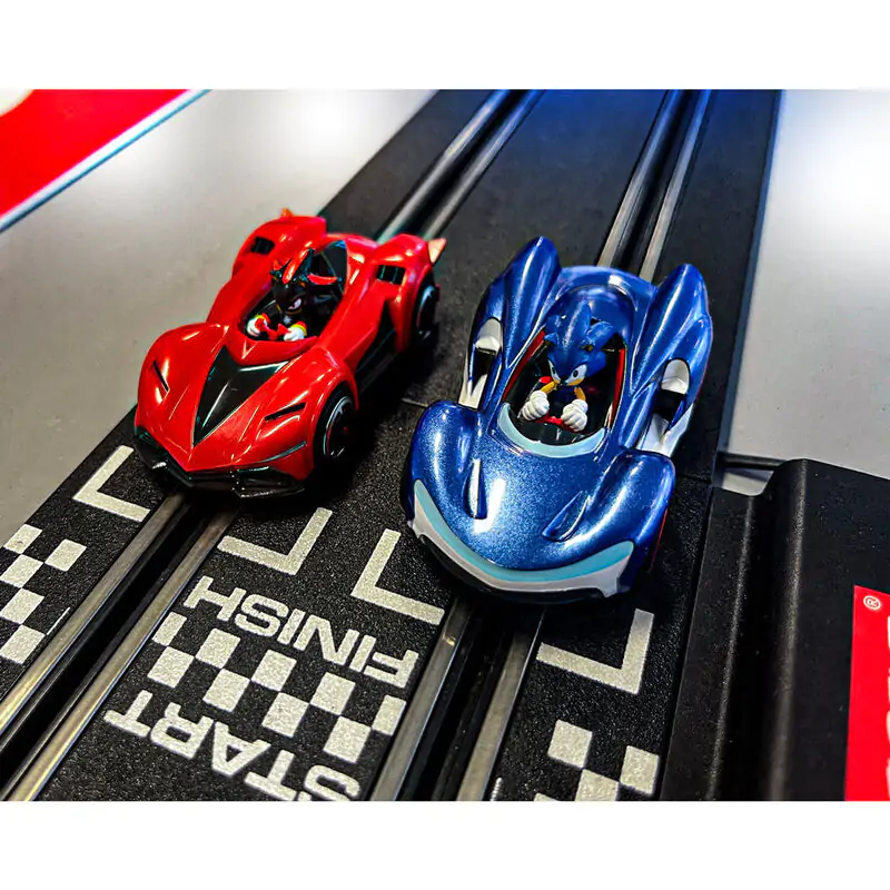 Carrera GO!!! Sonic the Hedgehog Sonic + Shadow elektrische Rennstrecke Produktfoto