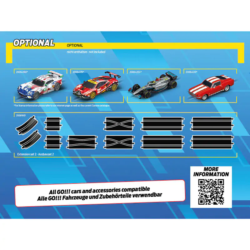 Carrera GO!!! Sonic the Hedgehog Sonic + Shadow elektrische Rennstrecke Produktfoto