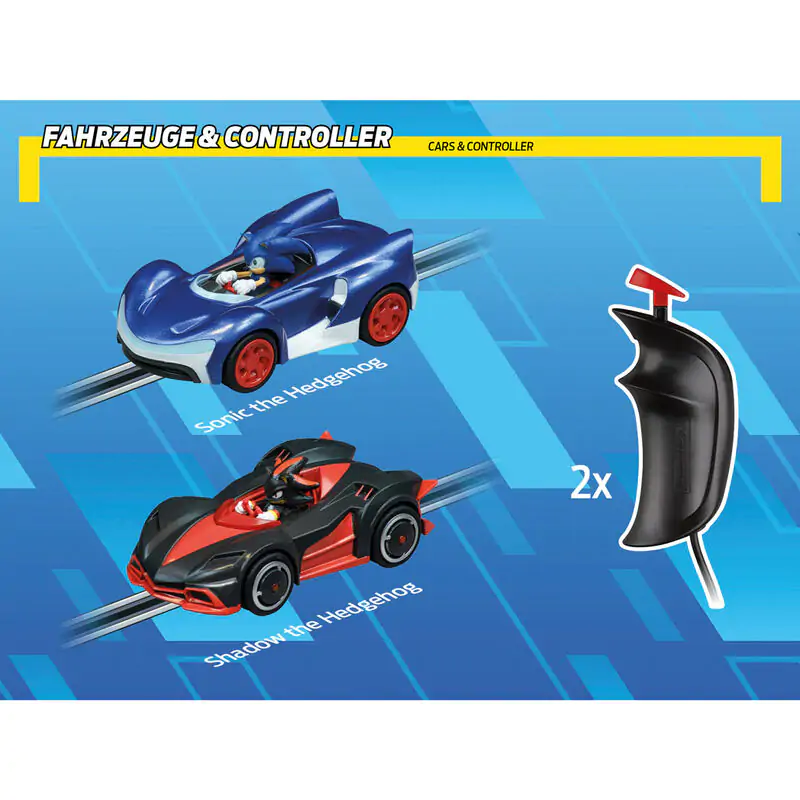 Carrera GO!!! Sonic the Hedgehog Sonic + Shadow elektrische Rennstrecke Produktfoto