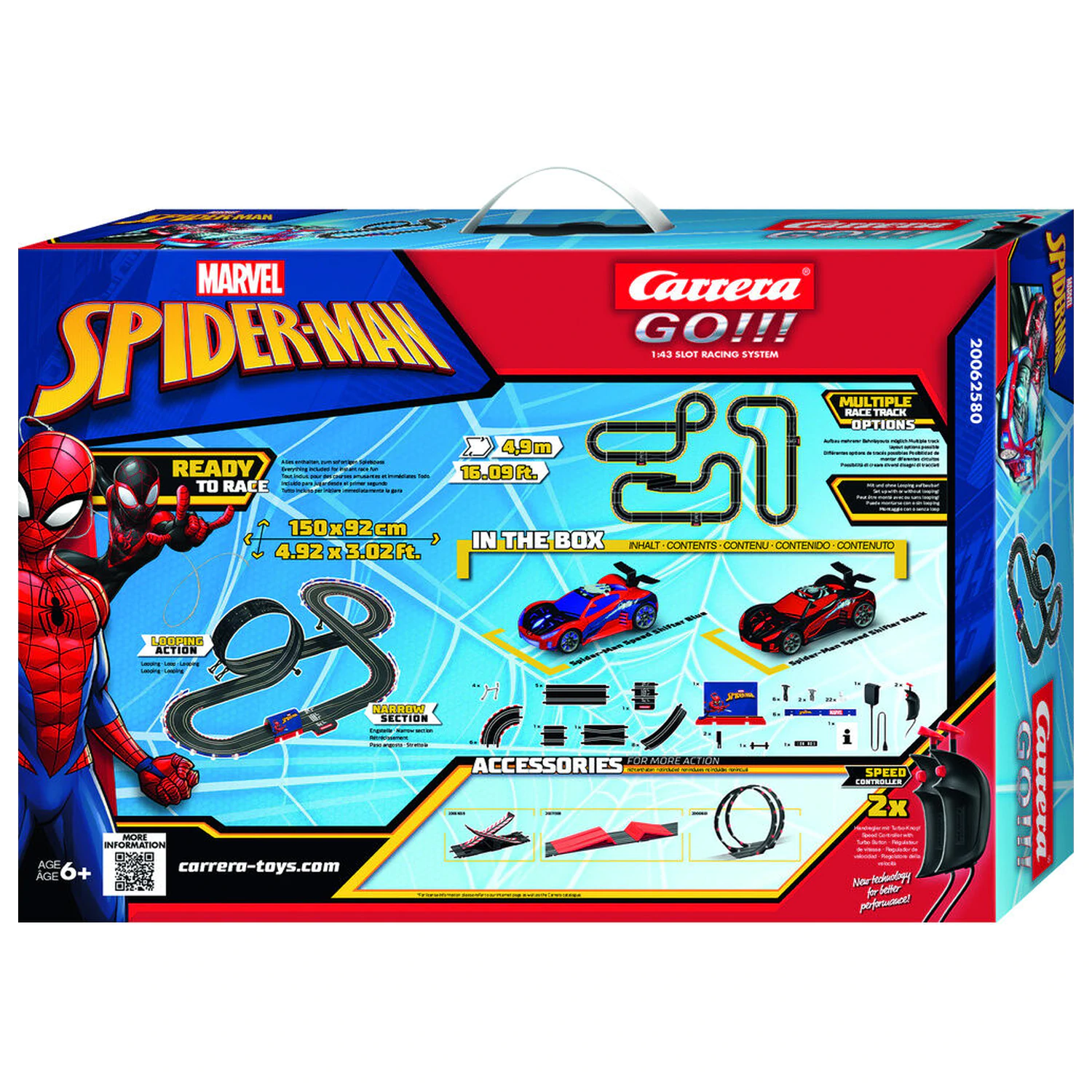 Carrera GO!!! Marvel Spiderman Rennstrecke Produktfoto