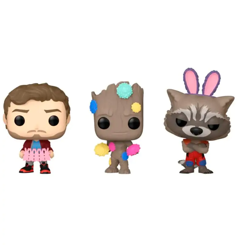 Carrot Pocket POP 3-er Pack Figuren Marvel Guardians of the Galaxy termékfotó