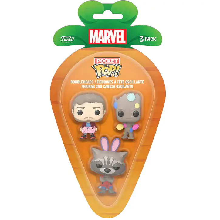 Carrot Pocket POP 3-er Pack Figuren Marvel Guardians of the Galaxy termékfotó