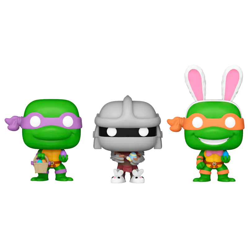 Carrot Pocket POP 3-er Pack Figuren Ninja Turtles Donatello Shredder Michelangelo termékfotó