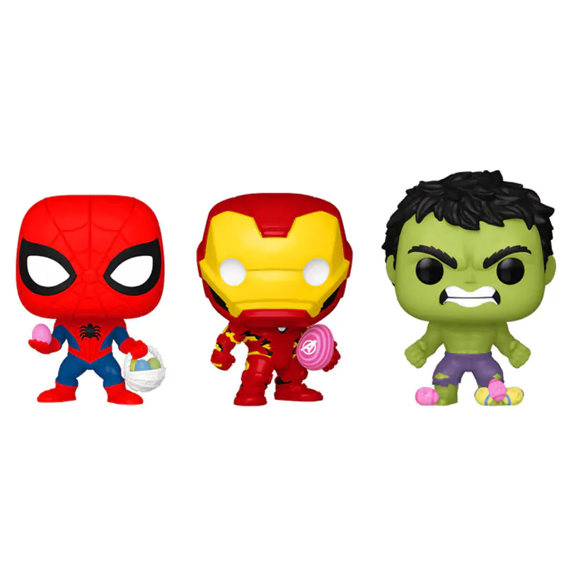 Carrot Pocket POP 3-er Pack Figuren Marvel Spiderman Hulk Iron Man termékfotó