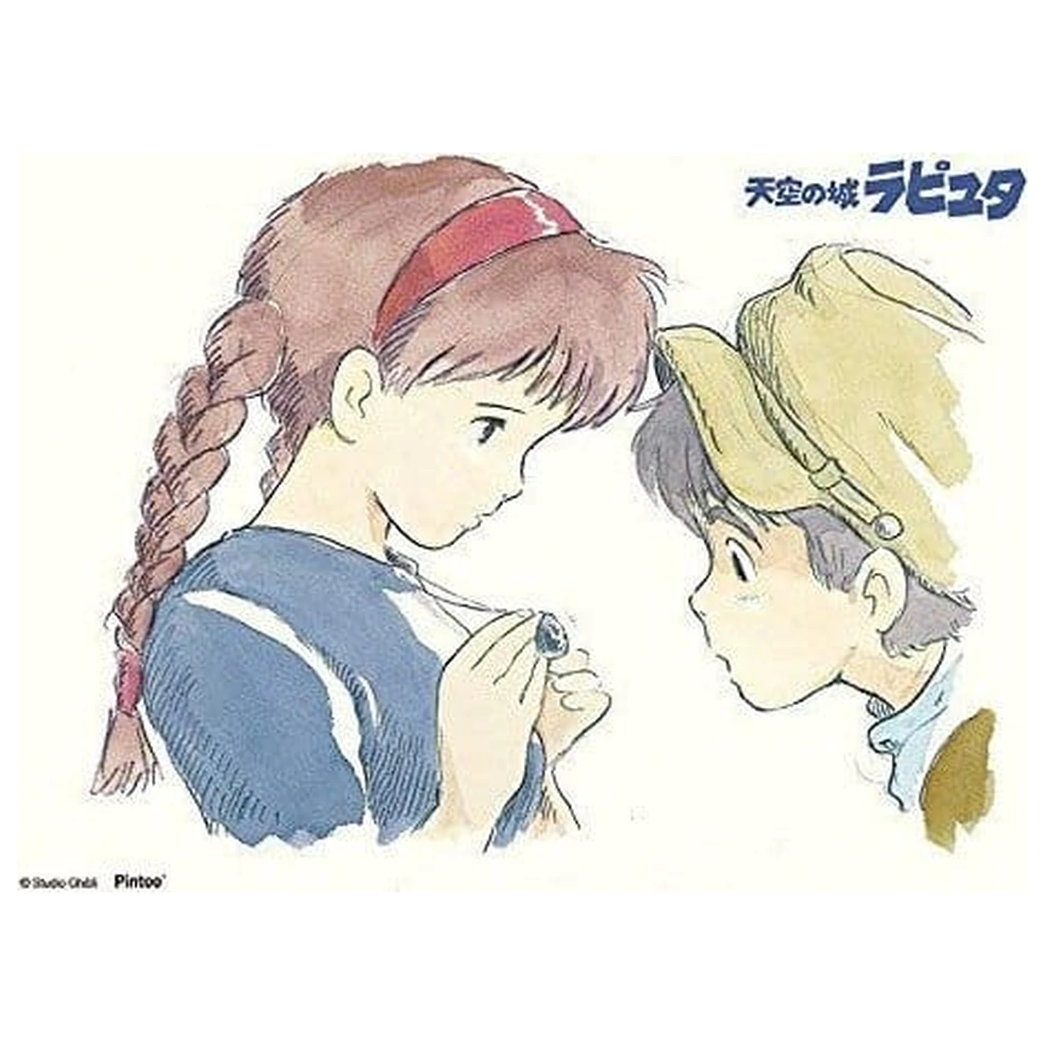Castle in the Sky Puzzle und Staffelei Sheeta & Pazu (150 Teile) Produktfoto