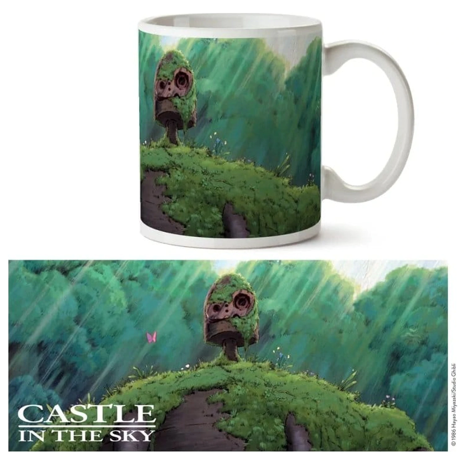 Castle in the Sky Tasse Robot Produktfoto