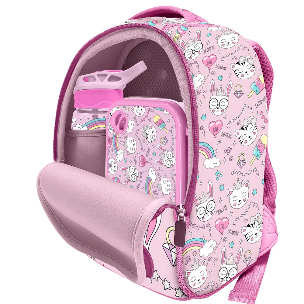 Cats Rucksack + Geldbörse Neopren Rucksack 26cm Produktfoto