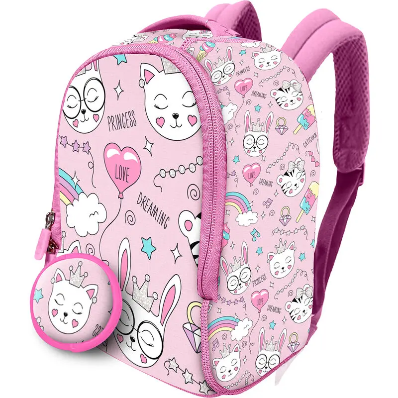 Cats Rucksack + Geldbörse Neopren Rucksack 26cm Produktfoto