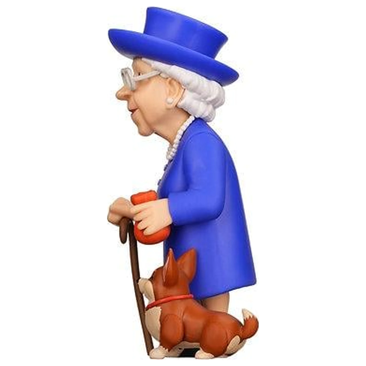 Celebrity Queen Elizabeth II with her Corgi Figur Minix 12cm Produktfoto