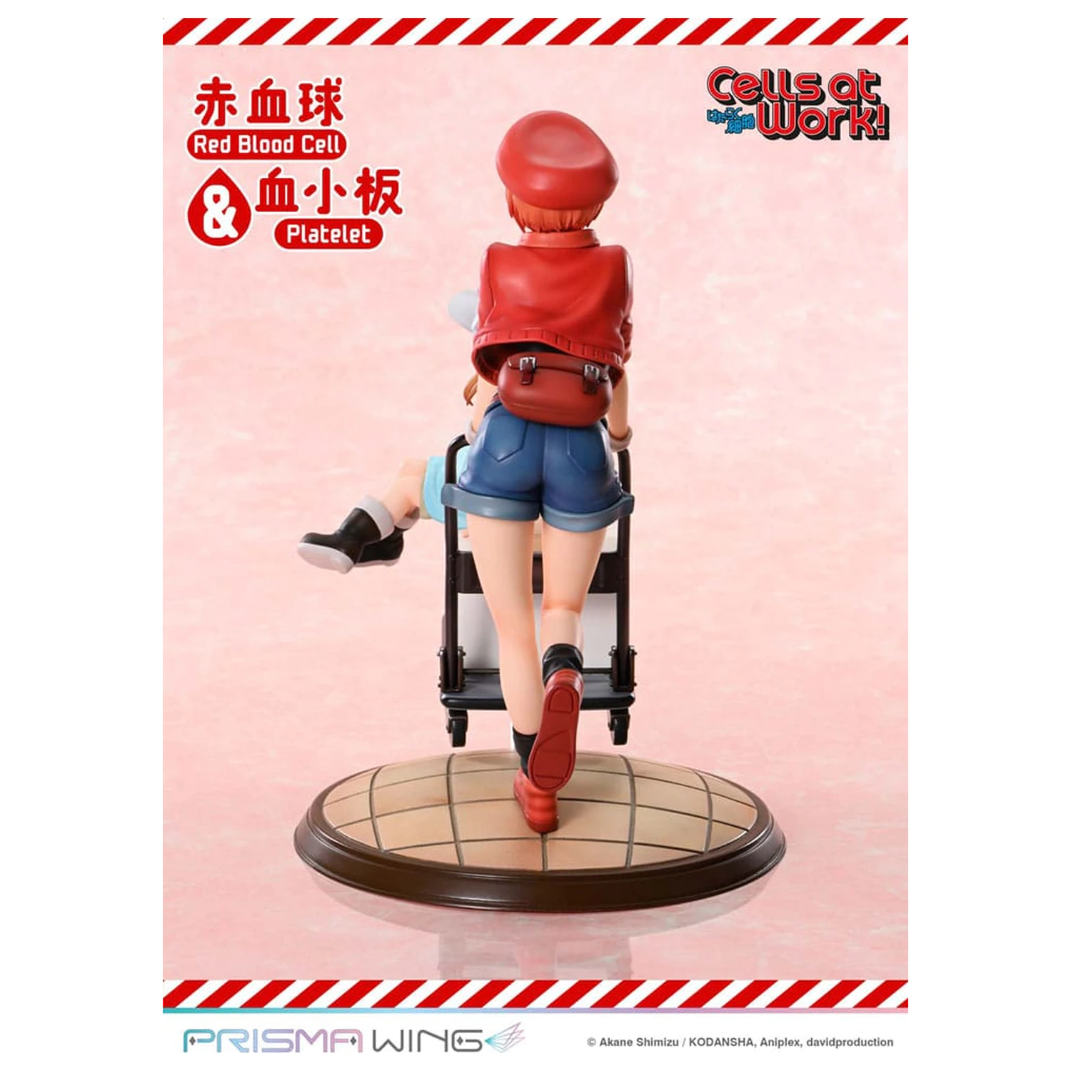 Cells at Work Prisma Wing PVC Statue Red Blood Cell & Platelet 26 cm Produktfoto