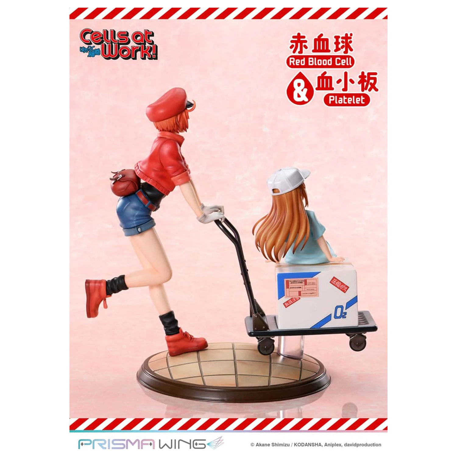 Cells at Work Prisma Wing PVC Statue Red Blood Cell & Platelet 26 cm Produktfoto