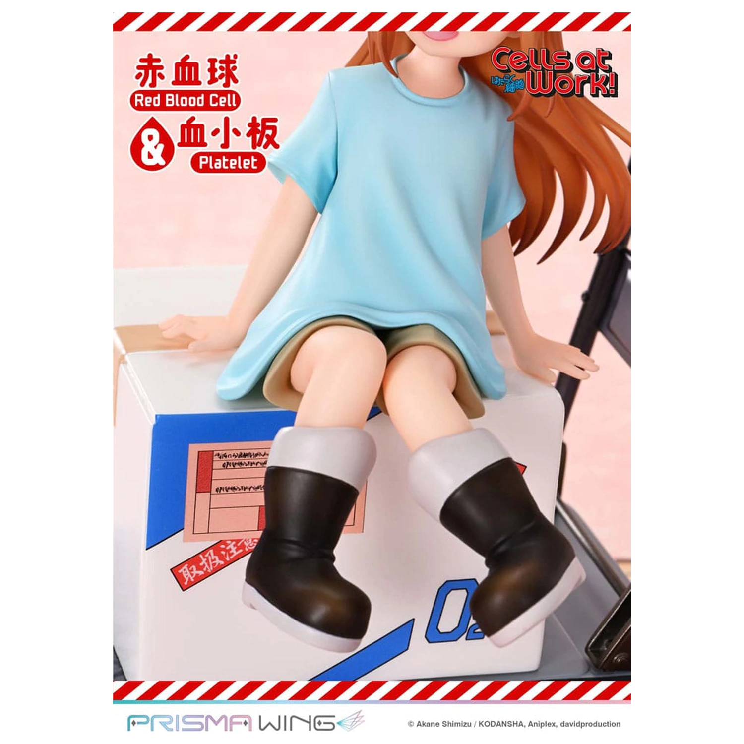 Cells at Work Prisma Wing PVC Statue Red Blood Cell & Platelet 26 cm Produktfoto