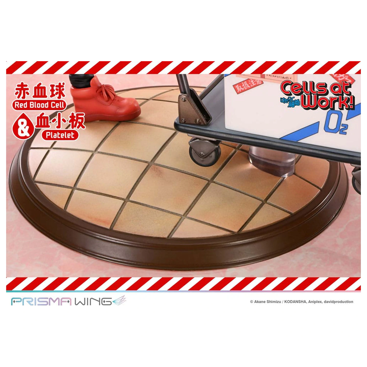 Cells at Work Prisma Wing PVC Statue Red Blood Cell & Platelet 26 cm Produktfoto