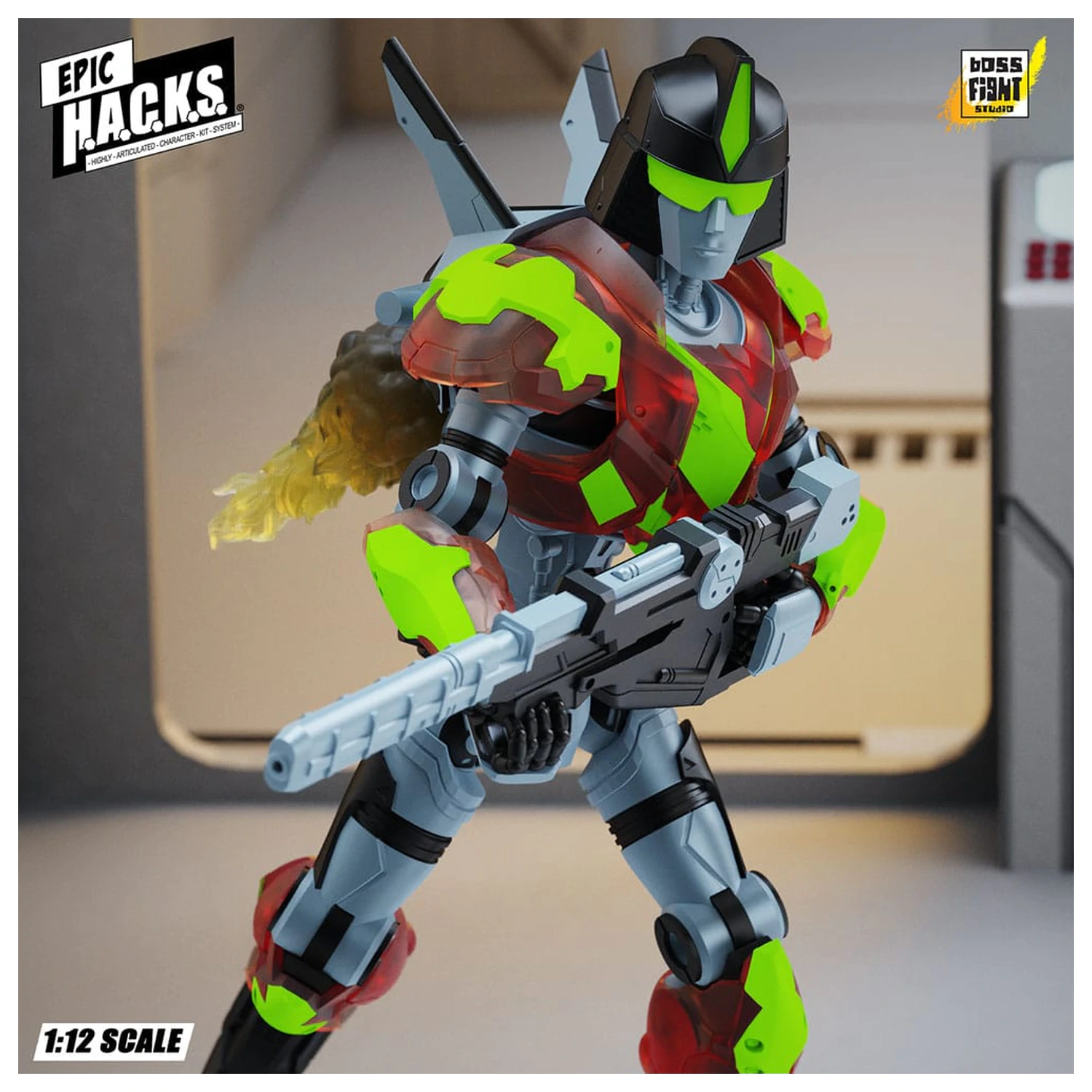 CGT Corp Epic H.A.C.K.S. Action Figur 1/12 Wave 1 CGT Combat Drone: Agile Battle Roboter 18 cm Produktfoto