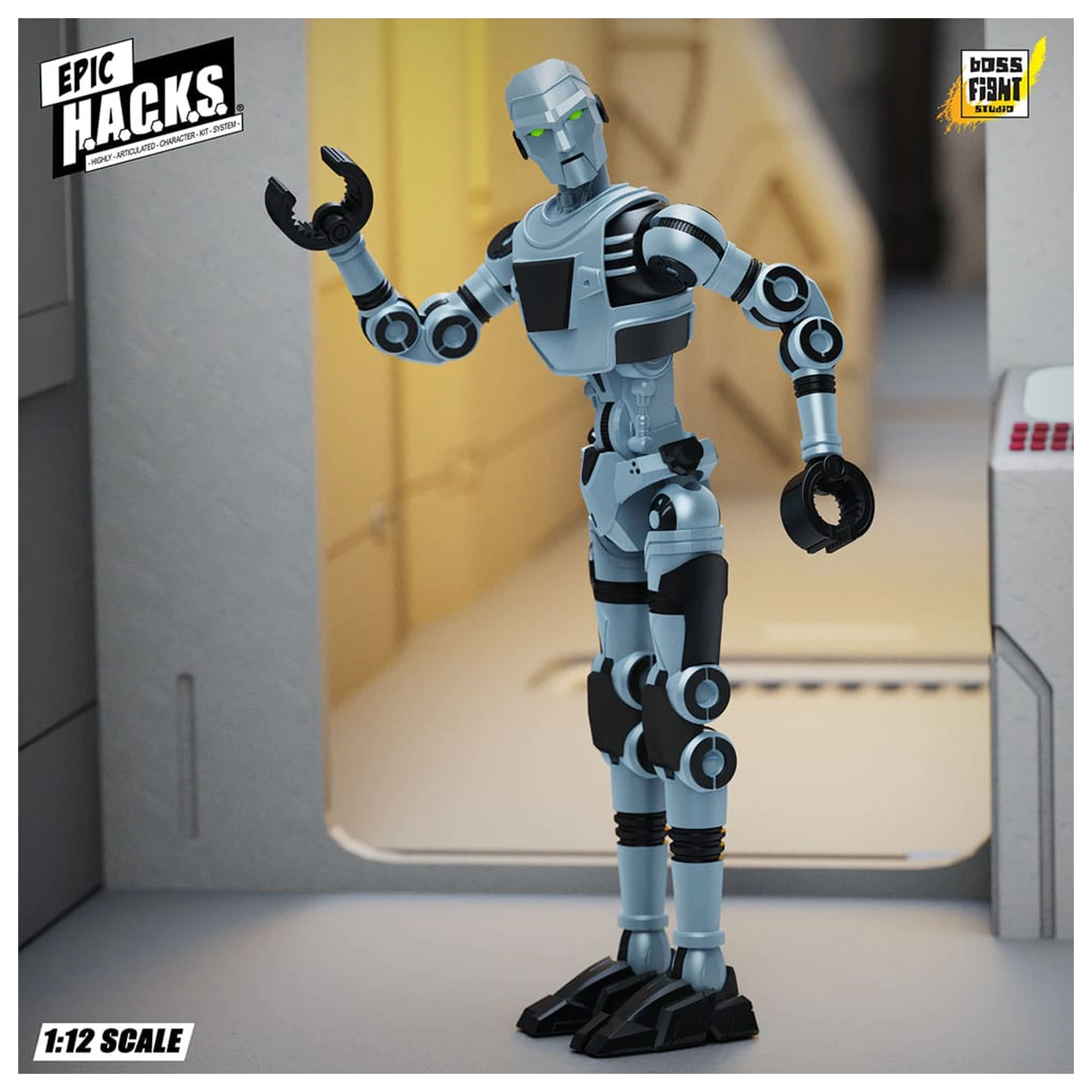 CGT Corp Epic H.A.C.K.S. Action Figur 1/12 Wave 1 CGT Combat Drone: Agile Battle Roboter 18 cm Produktfoto