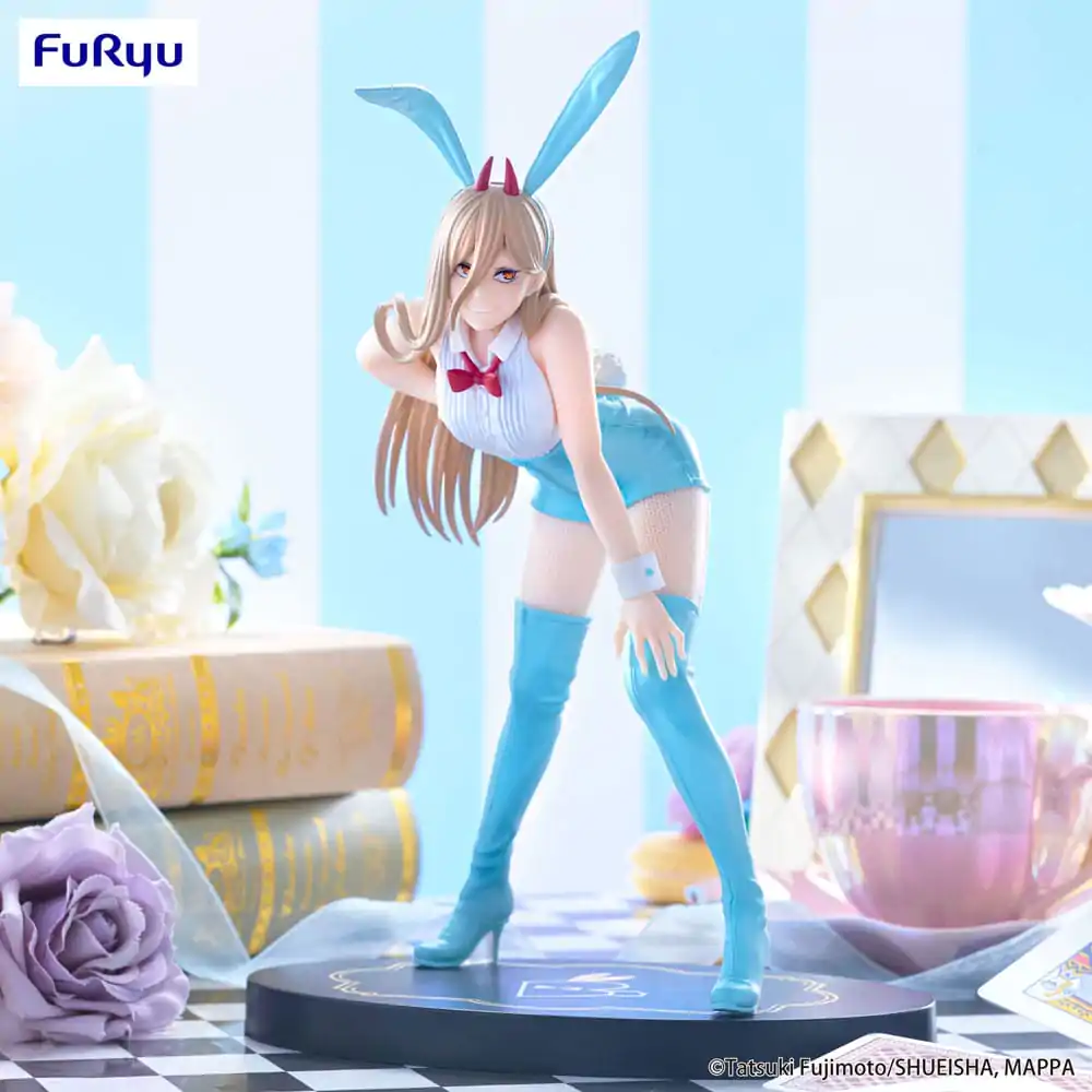 Chainsaw Man BiCute Bunnies PVC-Statue Power Light Blue Color Ver. 30 cm Produktfoto