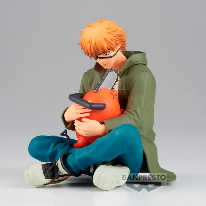 Chainsaw Man Break Time Denji &amp; Pochita Figur 9cm Produktfoto