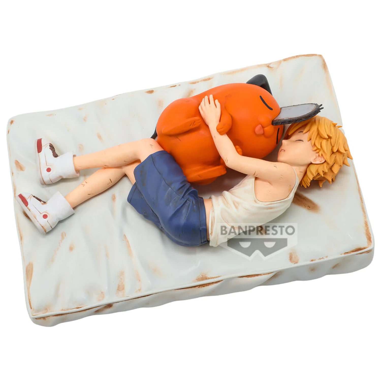 Chainsaw Man Denji & Pochita Break Time Figur 14cm Produktfoto