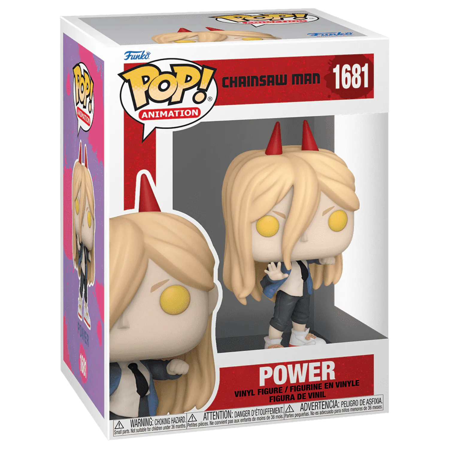 Chainsaw Man Funko POP! Animation Vinyl Figur Power 9 cm Produktfoto