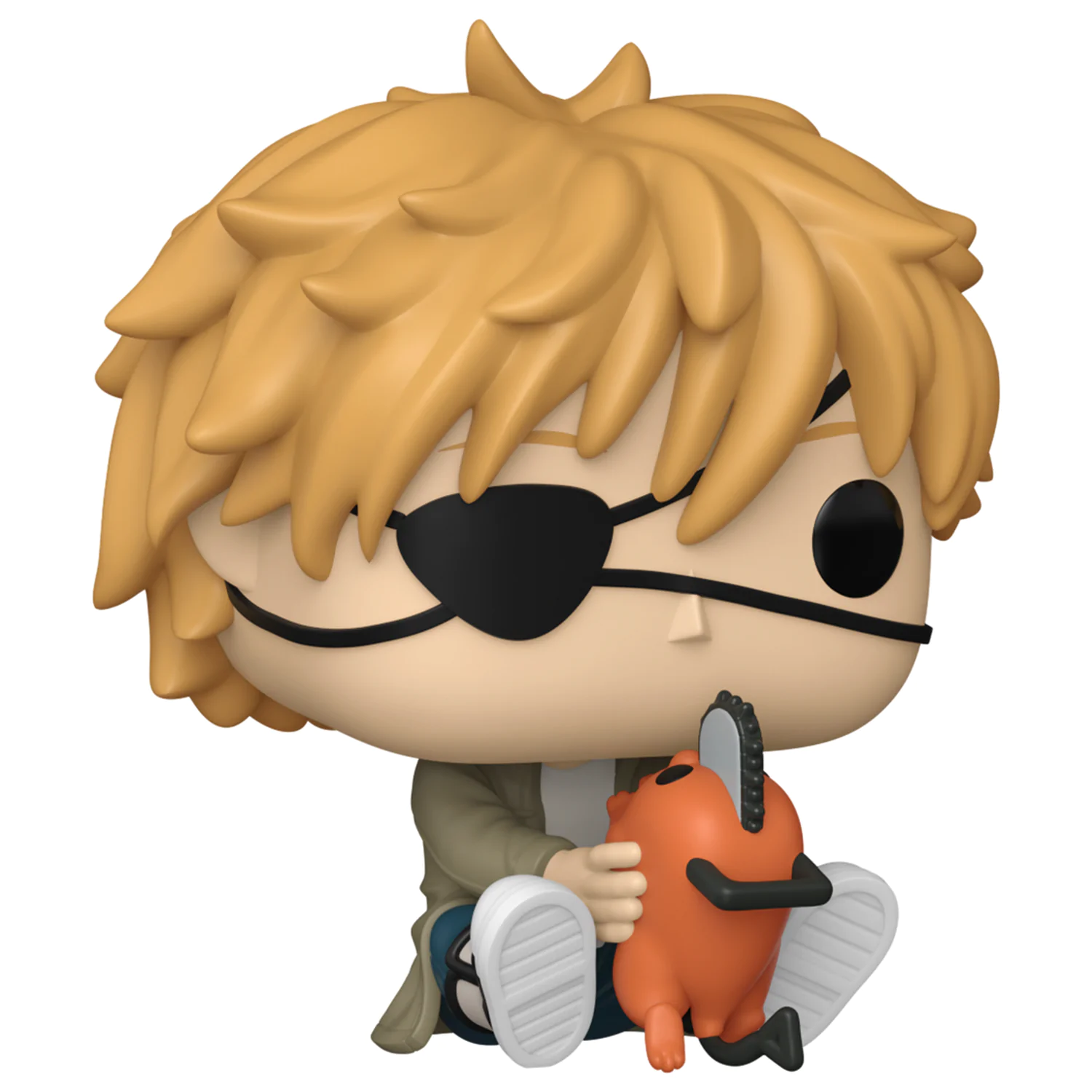 Chainsaw Man Funko POP! Games Vinyl Figur Denji & Pochita 9 cm [BESCHÄDIGTE VERPACKUNG] Produktfoto