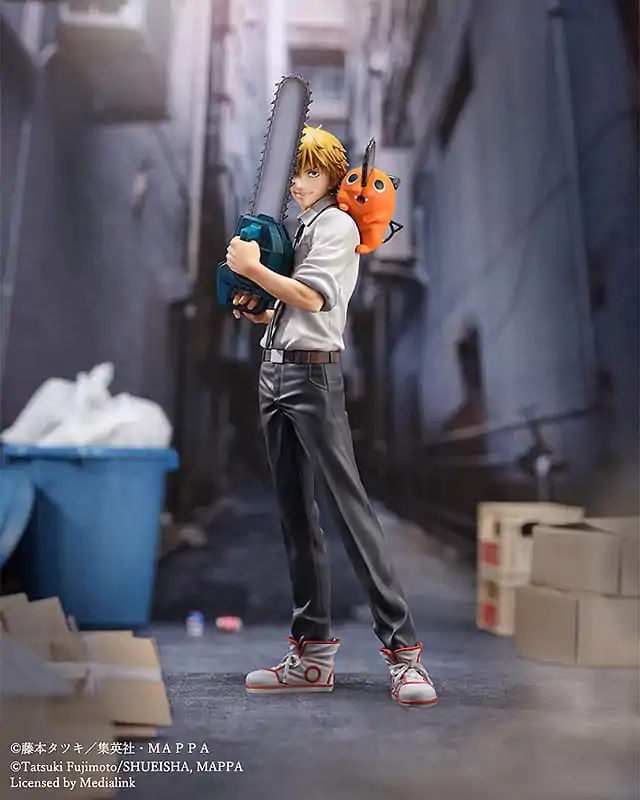 Chainsaw Man Luminasta PVC Statue 1/7 Denji & Pochita 24 cm termékfotó